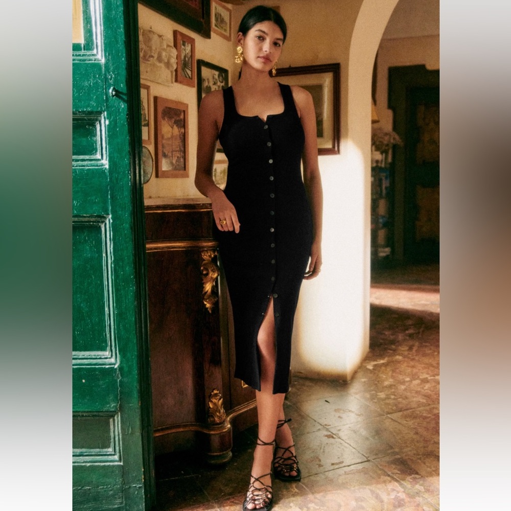 Sézane Fabiola Dress Black XS